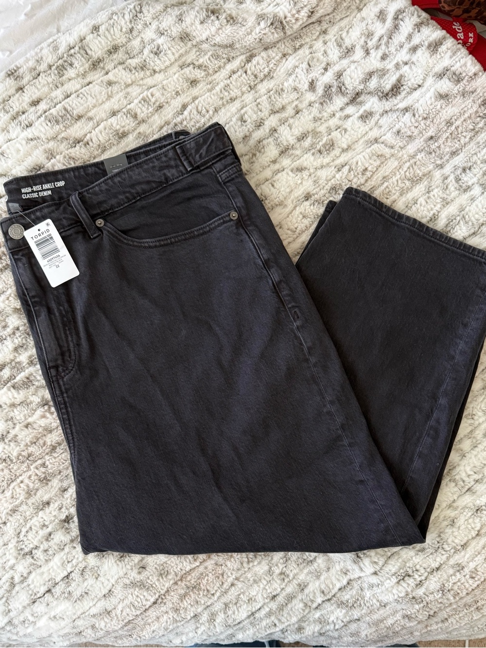torrid Black High Rise Ankle Crop Jeans NWT